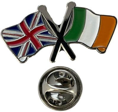 Union Jack & Ireland Pin Badge