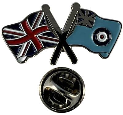Union Jack & RAF Ensign Pin Badge