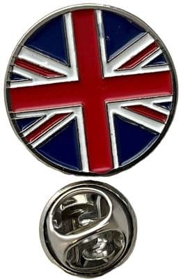 Union Jack - ROUND Pin Badge