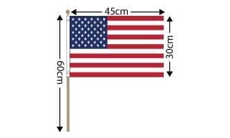 USA Hand Flag Large | flagly.co.uk | We Sell Flags