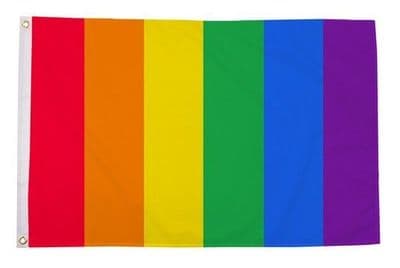 Vertical Rainbow Flag