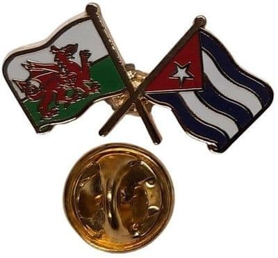 Wales & Cuba Pin Badge