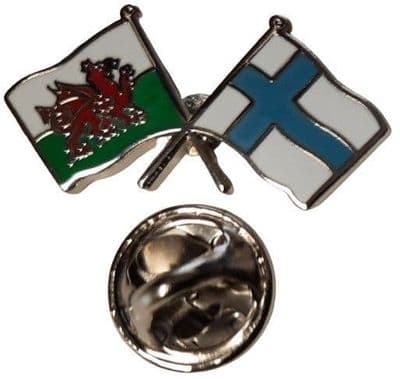Wales & Finland Pin Badge