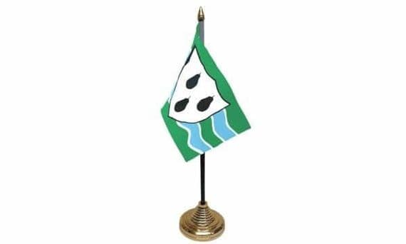Worcestershire Table Flag | flagly.co.uk | We Sell Flags