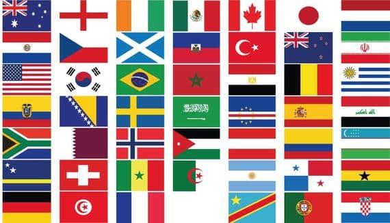 World Cup all 48 competing Nations - Flagly.co.uk