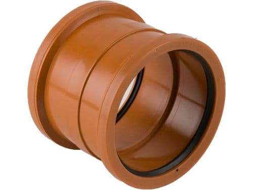 110mm Double Socket PVC (BS) Coupler
