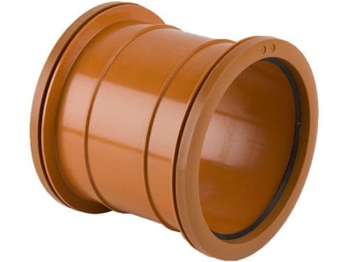 160mm Double Socket PVC Slip Coupler