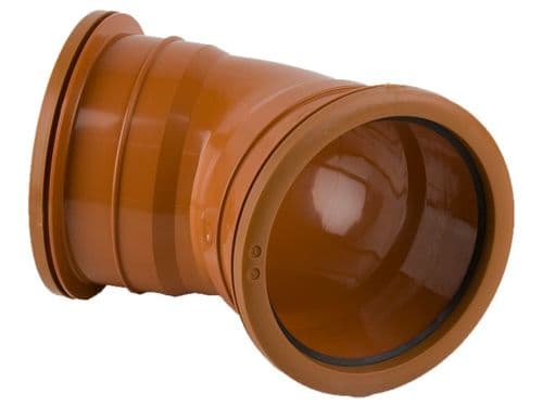 160mm x 45° Double Socket Bend