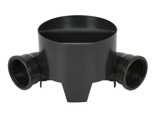 280mm Dia. 90° Chamber Base - Black