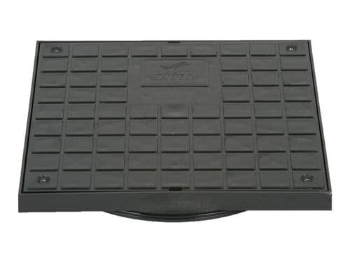 280mm Dia. Shallow Access Chamber Square Double Seal Lid (Pedestrian)