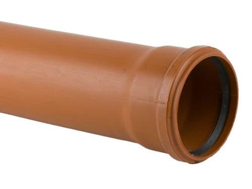 6m Single Socket Pipe 110mm