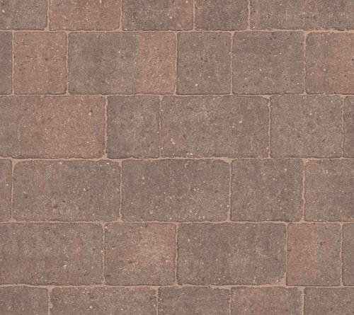 Alpha Trio 50mm Block Paving Brindle 10.82M2 Mixed Size Pack