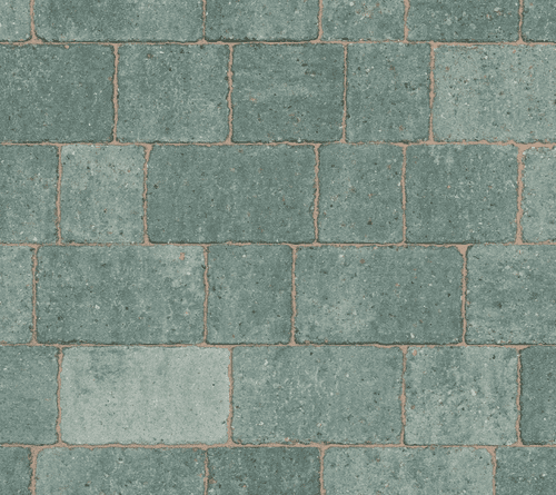 Alpha Trio 50mm Block Paving Silver Haze 10.82M2 Mixed Size Pack