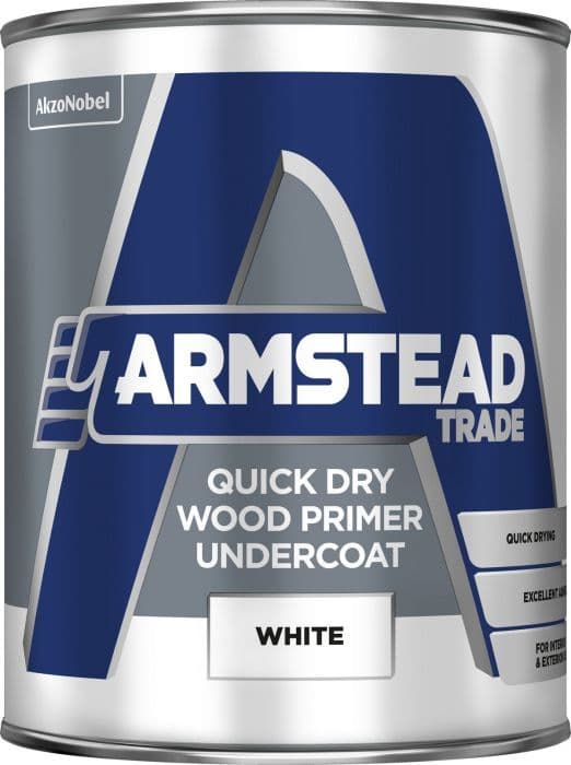 Armstead Trade Quick Dry Wood Primer - White- 1L