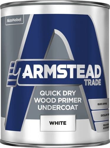 Armstead Trade Quick Dry Wood Primer - White- 2.5L