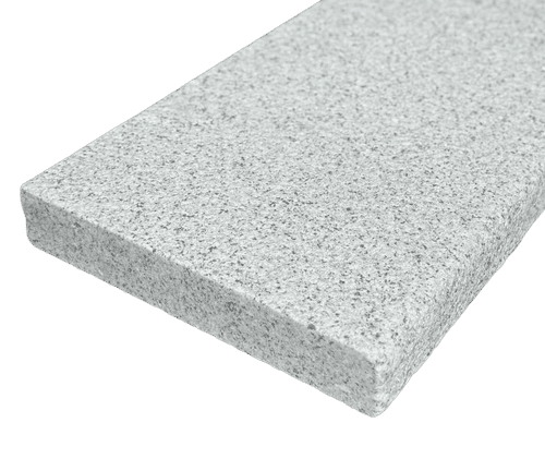 Blasted and Half Bullnose Granite Step 450x900x50mm