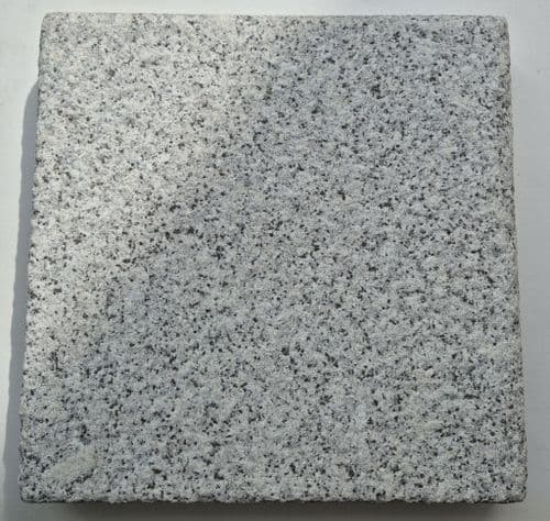 Blasted Silver Grey Granite Coping Corner 300x300x50mm 2 Corner Edges Half Bullnose