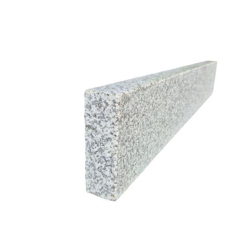Blasted Silver Grey Granite Edging Stone: 150x900x50mm