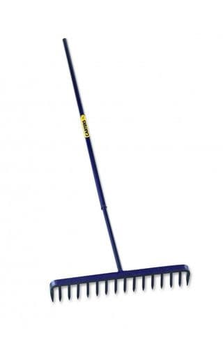 Carter 16 Tine Round Tooth Tarmac Rake x Tub Steel
