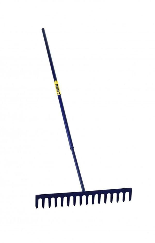 Carter 16 Tine Square Tooth Asphalt Rake x Tubular Steel