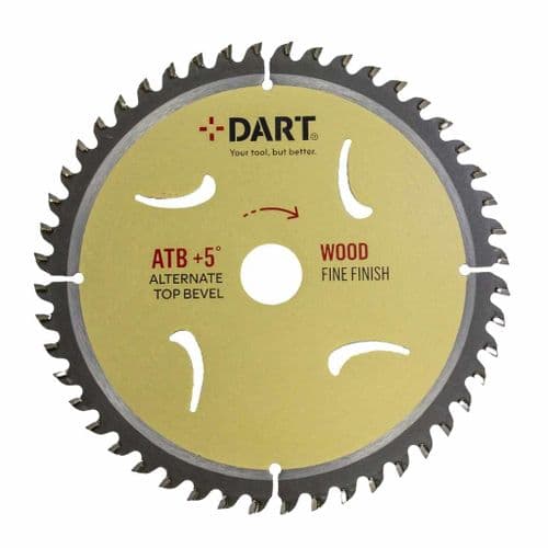 Dart Gold Tct Plunge Saw Wood Blade 165mm / 20mm / 48 / Atb +8 Deg. 2.2-1.6