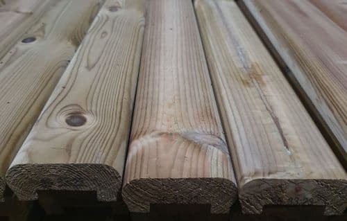 Decking Handrail Rebated Green Treated 3600mm