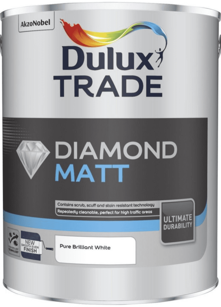 Dulux Trade Diamond Matt Pure Brilliant White 2 5L