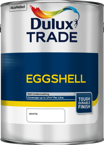 Dulux Trade Eggshell - White 2.5L