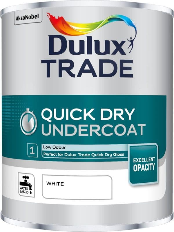 Dulux Trade Quick Dry Undercoat - White - 1L
