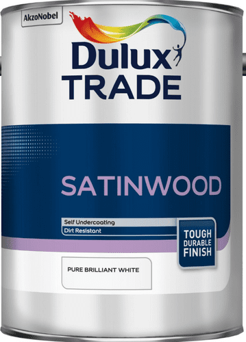 Dulux Trade Satinwood - Pure Brilliant White 1L