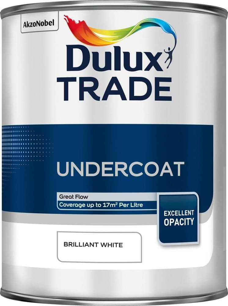 Dulux Trade Undercoat - Brilliant White -1L