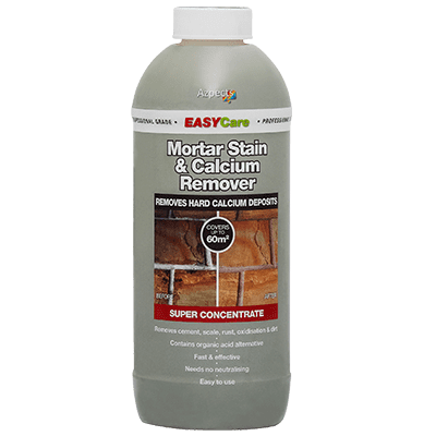 Easy Mortar Stain + Calcium Remover 1L Concentrate Bottle