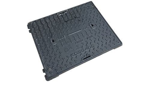 EJ B125 Cover Ductile Iron Slide Out Solid Top C & F 600 X 600 X 40mm (Kd3440S)