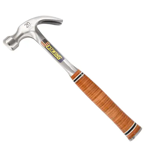 Estwing 20Oz Claw Hammer Leather Handle