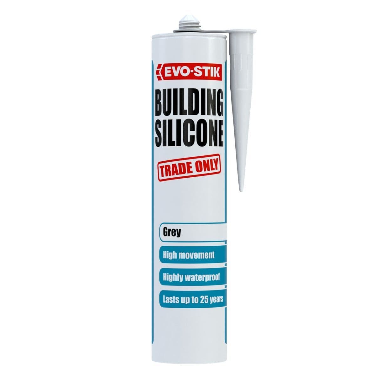 EVO-STIK Building Silicone Sealant - Grey