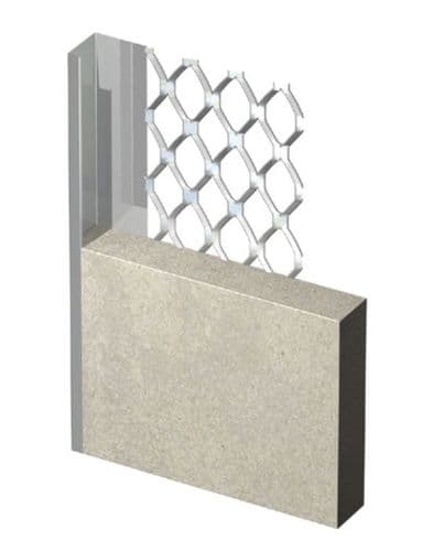 Expamet 20mm Plaster Stop Bead Stainless 3.0M 25/Bx (507F3000)