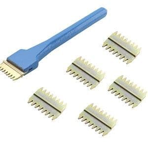 Footprint Scutch Chisel 1" with 5 Combs