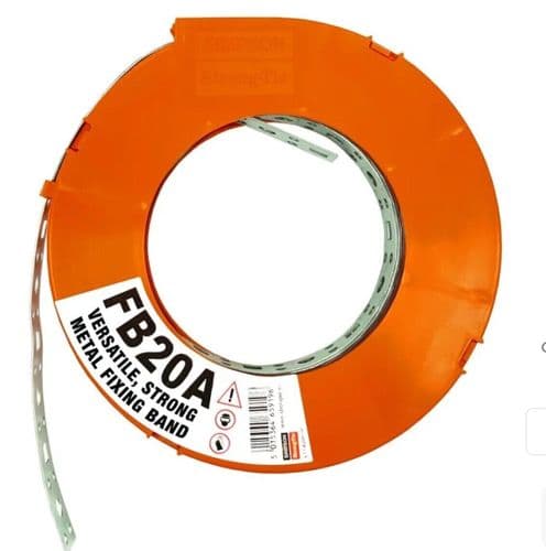 Galvanised Fixing Band Roll 20mm