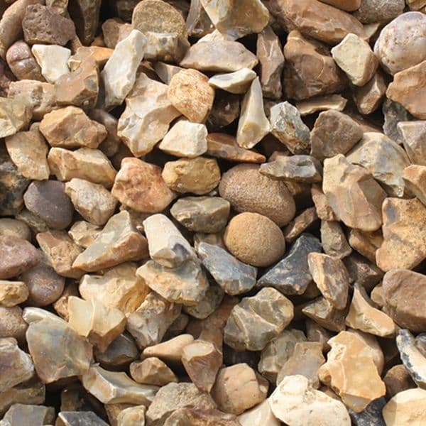 Golden Flint Chippings 20mm (Non Returnable)