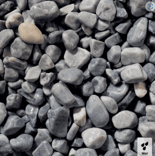 Ice Blue Pebbles 40-60mm Bulk Bag (Non Returnable)