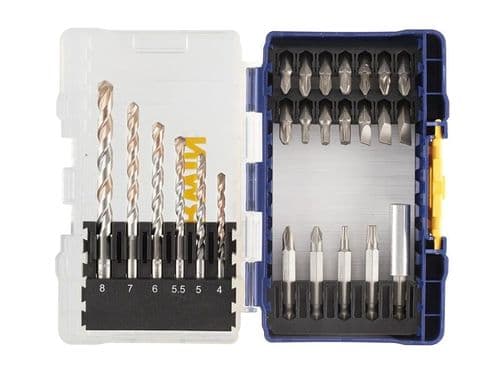 Irwin Pro Screwdriver & Masonry Bit Set