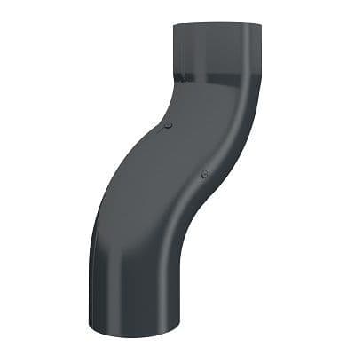 Lindab 75mm Downpipe One Piece Offset Coloured (1)