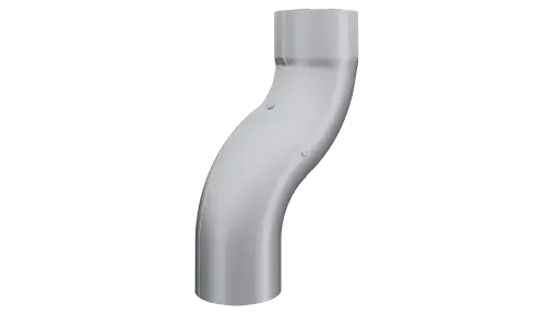 Lindab Magestic 75mm Downpipe One Piece Offset SOKN75MG
