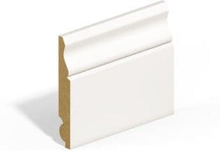 Mdf Dual Ogee/Torus Skirting 18 x 119 x 4200 mm White Primed