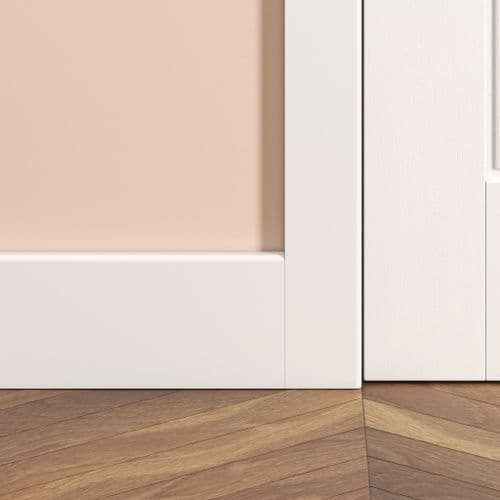 Mdf Pencil Round Architrave 18 x 69 x 4200 mm White Primed