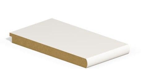 Mdf Window Board White Primed 25 x 245 x 3660mm Bullnosed