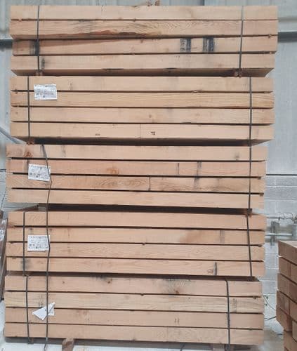 New Untreated Oak Sleepers 125 X 250 X 2400mm