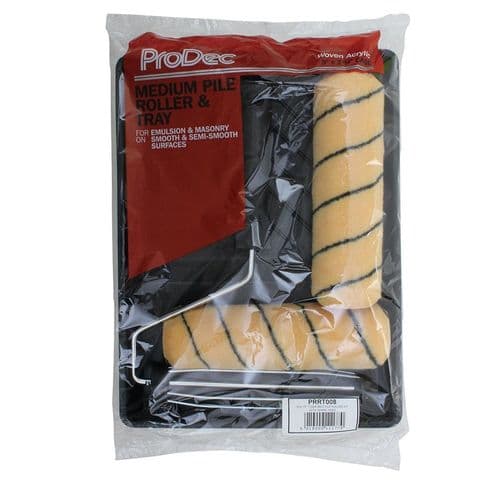 ProDec 9" x 1.75" 4 pc Twin Medium Pile Tiger Roller Set