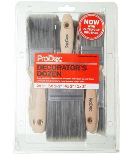 ProDec Decorator's Dozen Paint Brush Set