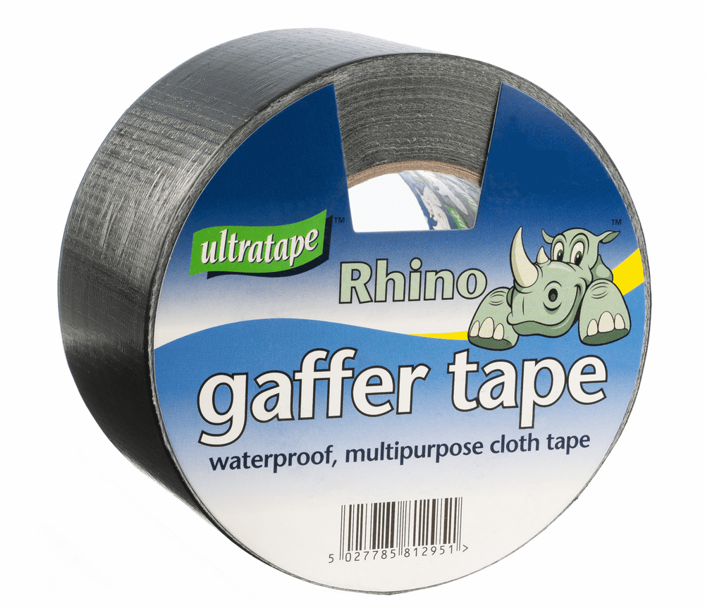 Rhino Black Cloth Gaffer Tape
